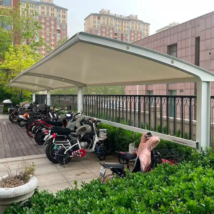 乳源膜结构电动车棚